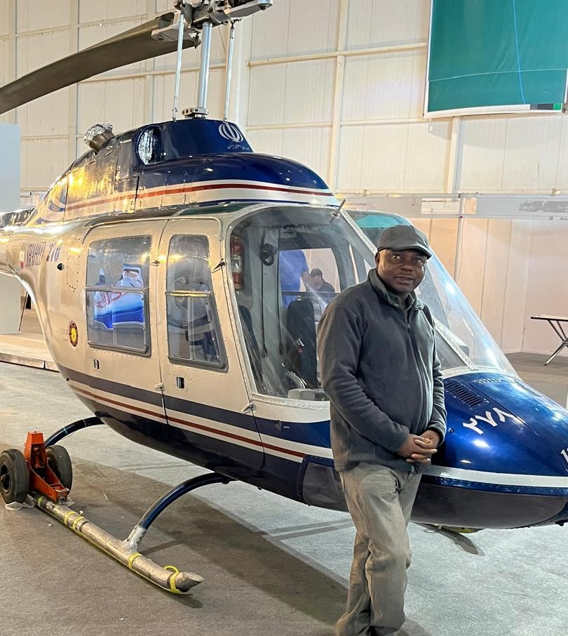 The Chairman/CEO, The Hawaz Group at an airshow in France
